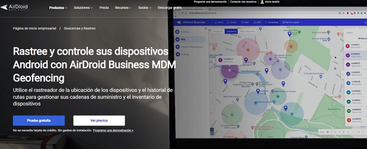 airdroid businees geocerca