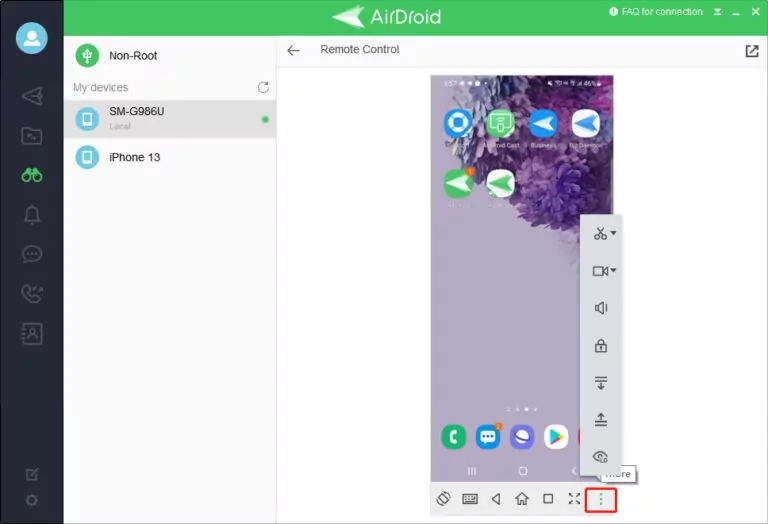 airdroid personal マウス リモートコントロール