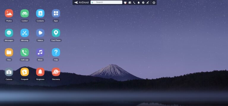 airdroid web