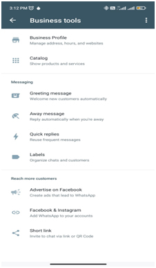 away message