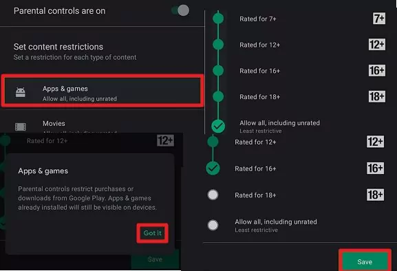 bloquer le téléchargement d'une application donnée