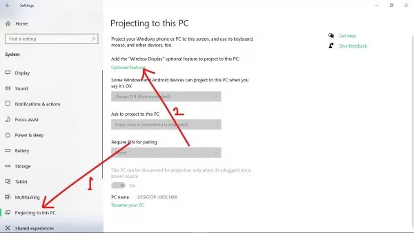 cast android to windows 10