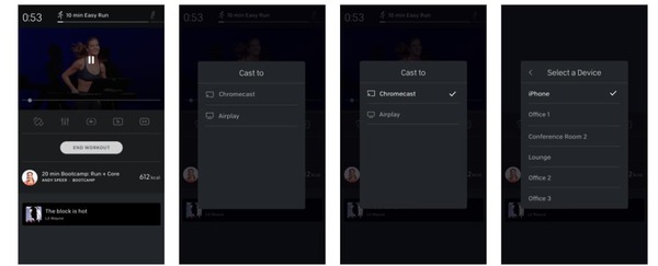 connect Peloton app to TV