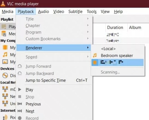 transmitir VLC de PC a TV
