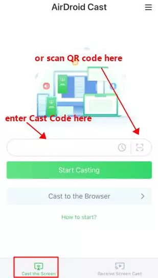 cast to TV from mobile phone
