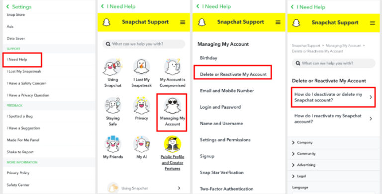 desactivar Snapchat