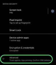 Désactiver Google Smart Lock