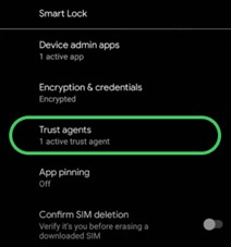 Désactiver Google Smart Lock sur Android