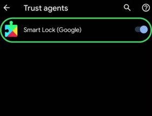 Désactiver Google Smart Lock