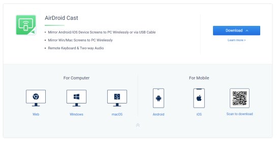 descarga e instala la aplicación AirDroid Cast
