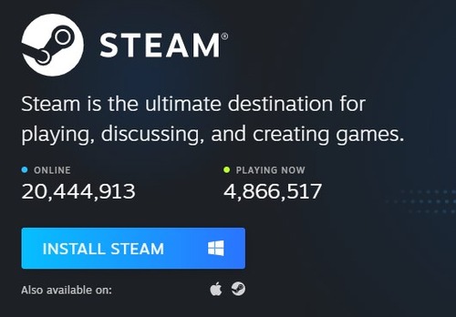 download Steam app
