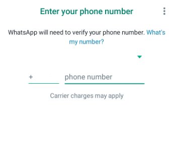enter your landline number