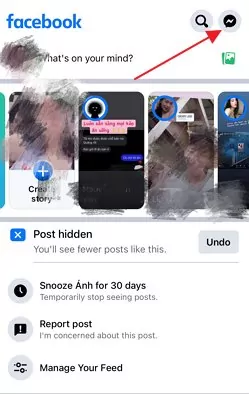 find Messenger on Faceook
