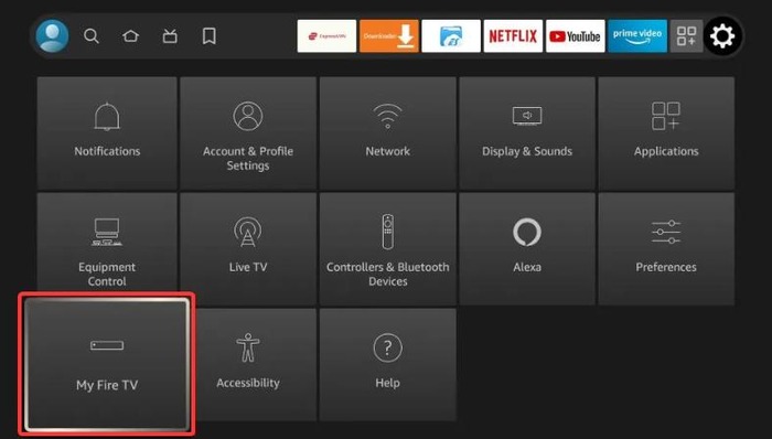 My Fire TV option