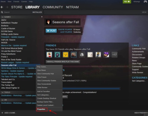 update games in Steam