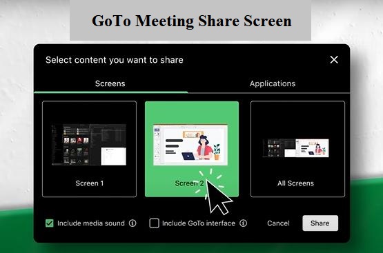 GoTo Meeting Share Screen