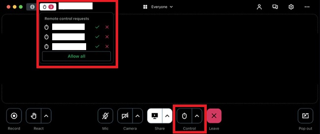 GoTo Meeting Remote Control