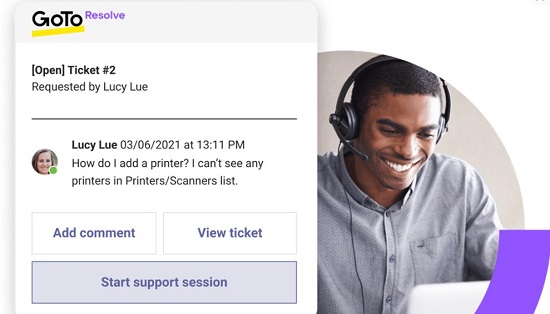 GoToAssist Helpdesk Ticketing