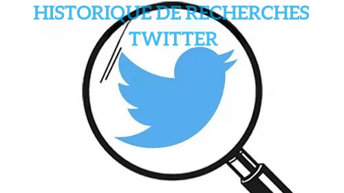historique de recherches Twitter