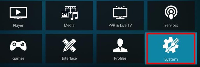 System settings on Kodi Firestick