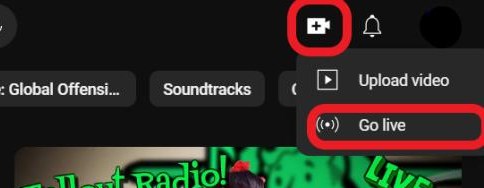 Go Live on YouTube on PC