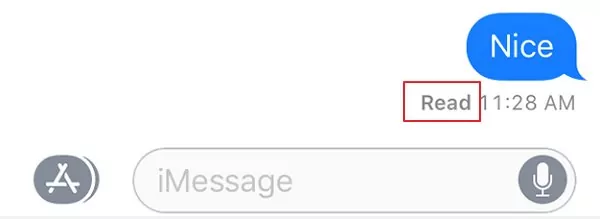 iMessage read receipts
