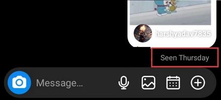Instagram read receipts
