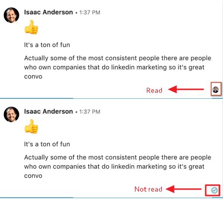 LinkedIn Read Receipts