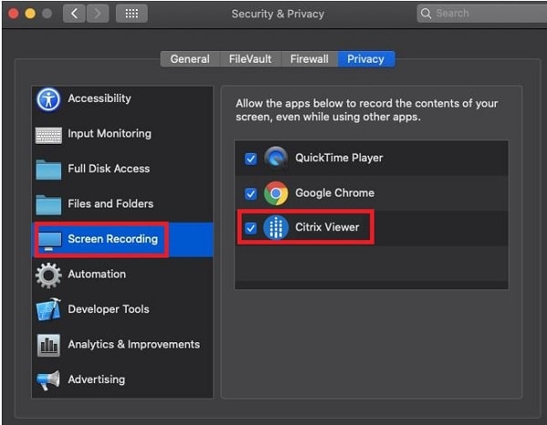 Mac Citrix Screen Sharing
