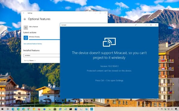 miracast can not work