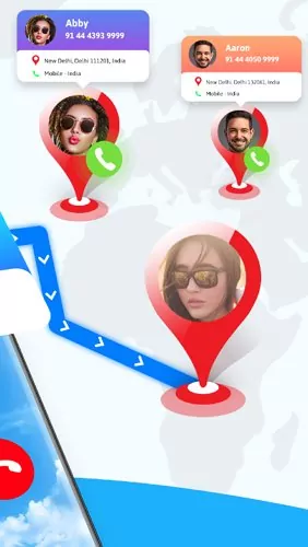 Application Mobile Number Location