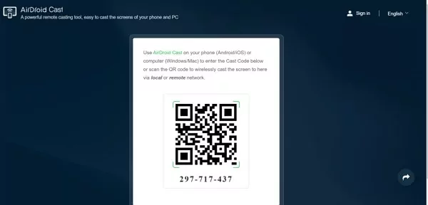 AirDroid Cast Web