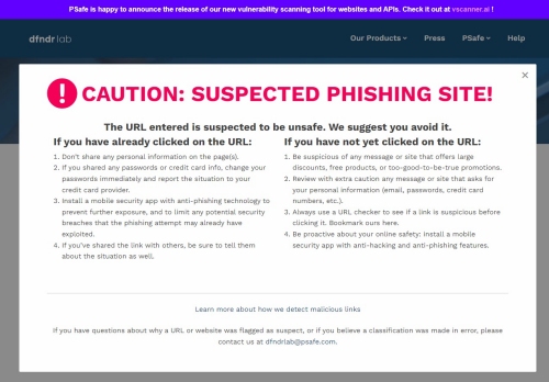 PSafe Link Checker