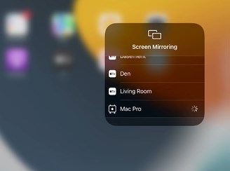 share screen on iPad to Mac