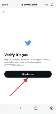 envoyer le code
