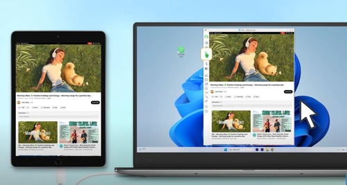 share iPad screen with PC