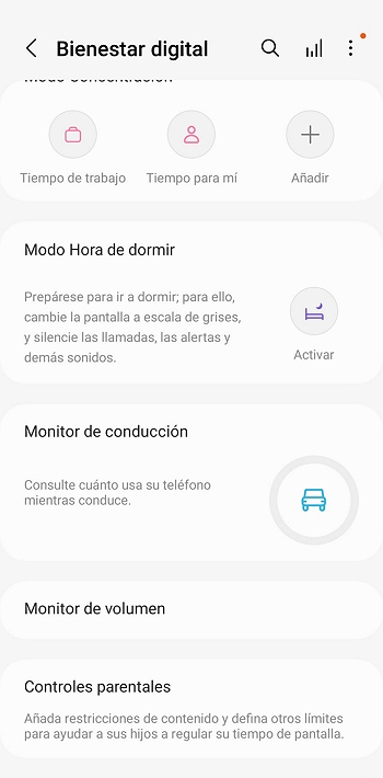 modo hora de acostarse