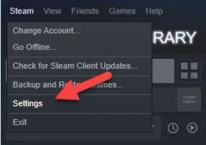 Steam Settings