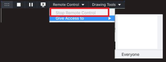 Stop Remote Control