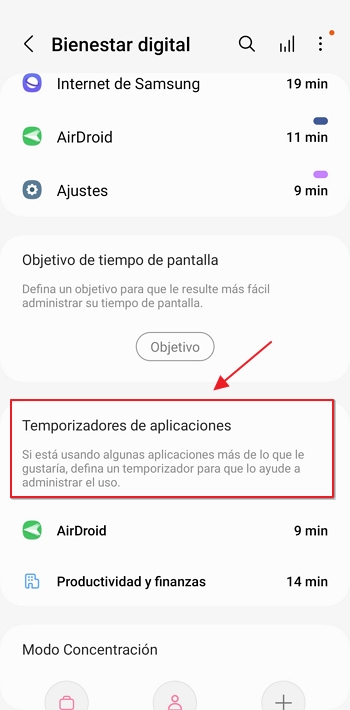  temporizadores de aplicaciones