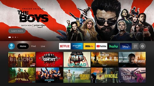 User Interface of Firestick