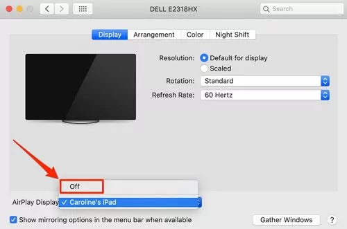 turn on AirPlay on Mac