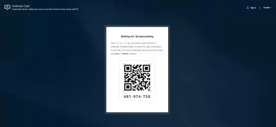 AirDroid Cast Web