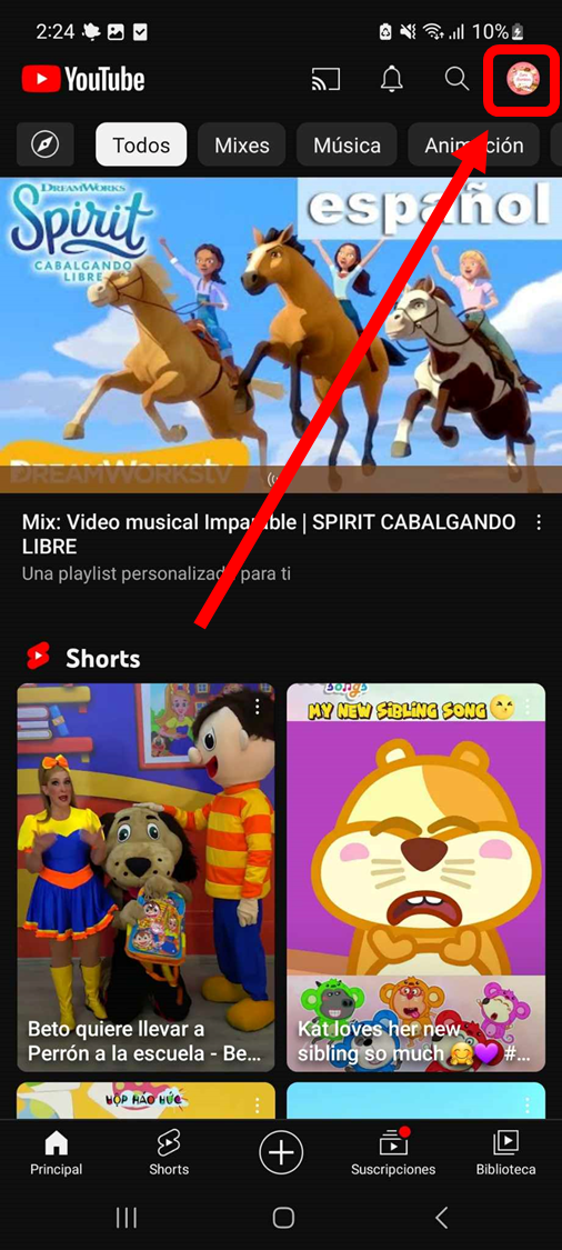 ícono de perfil