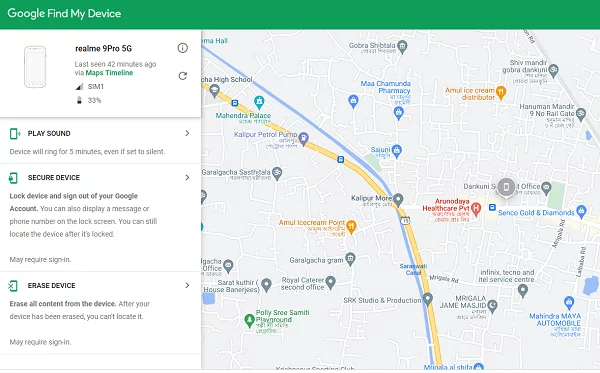 Google Find My Device to track my child's phone without them knowing for free