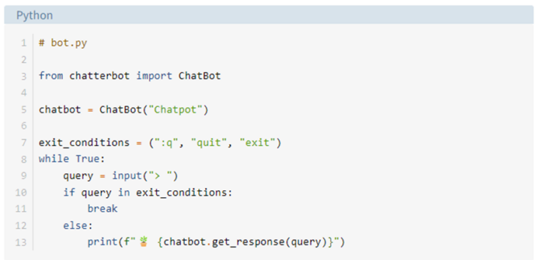 Run the chatbot